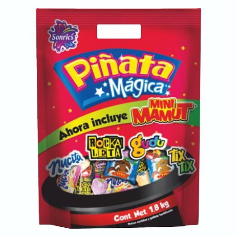 piñata magica dulces surtidos para la piñata 1.8 kg