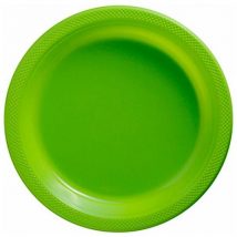 platos verde kiwi desechables para fiestas