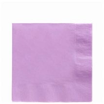 servilletas lilas de papel desechables para fiestas