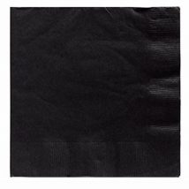 servilletas negras de papel