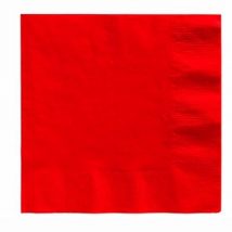 servilletas rojas de papel
