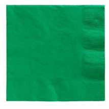 servilletas verdes de papel