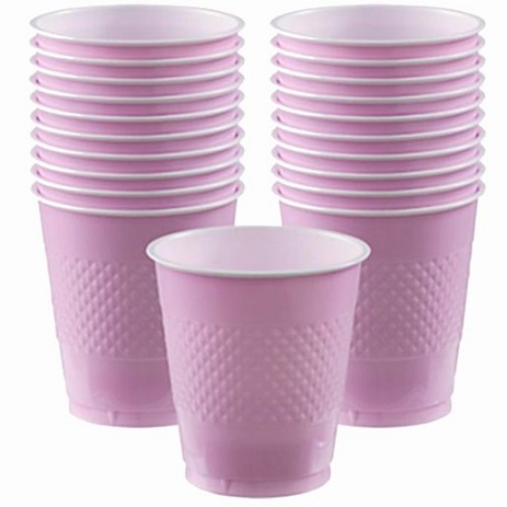 vasos lilas desechables para fiestas