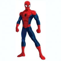 adorno movil de Spiderman figura decorativa de carton para fiesta infantil