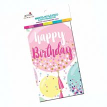 mantel rectangular happy birthday sweet balloons