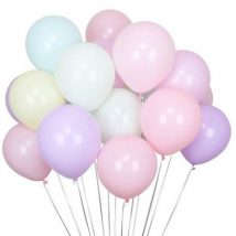 15 globos con helio macarron, globos macarron con helio