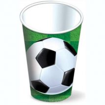 vasos de carton de futbol soccer