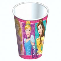 vasos de carton de princesas disney