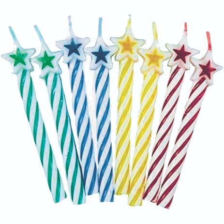 velas para pastel de colores, velas en espiral para cumpleaños