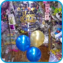 bouquet de globos para hombre con helio para cumpleaños