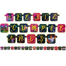 letrero de feliz cumpleaños de encanto maribel para fiestas