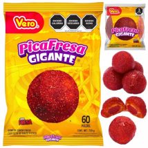 Picafresa gomitas sabor fresa con cubierta picosa