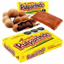 pulparindo barra de tamarindo con limon, sal y chile 20 piezas.