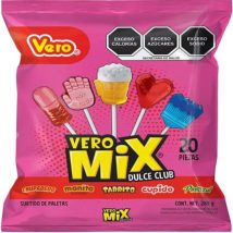 Paletas surtidas vero mix dulce club