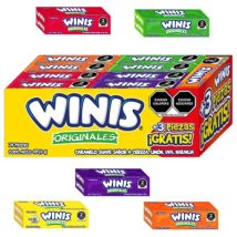 winis chicloso cuadreta de minitubo de sabores