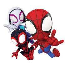 adorno movil de spidey figura decorativa de carton para fiestas