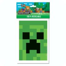 bolsas para dulces de minecraft de plastico para fiestas