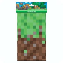 mantel de minecraft de plastico para mesa rectangular para fiestas