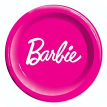 Platos de Barbie de carton para fiestas, decoracion o cumpleaños de niñas