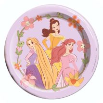 Platos de princesas disney de carton para fiesta infantil o cumpleaños de niñas